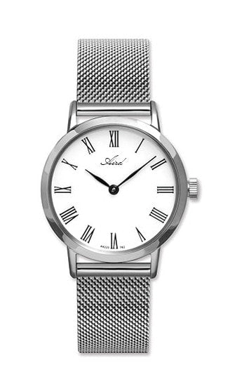 Montre Aird pour Dame en Acier Mouvement Suisse ETA Verre Saphir  Bracelet Acier Étanche 3 ATM Diamètre 30mm