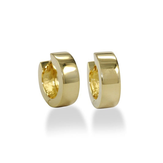 Magnifiques anneaux de type huggies pour femme en or jaune 14 Karats